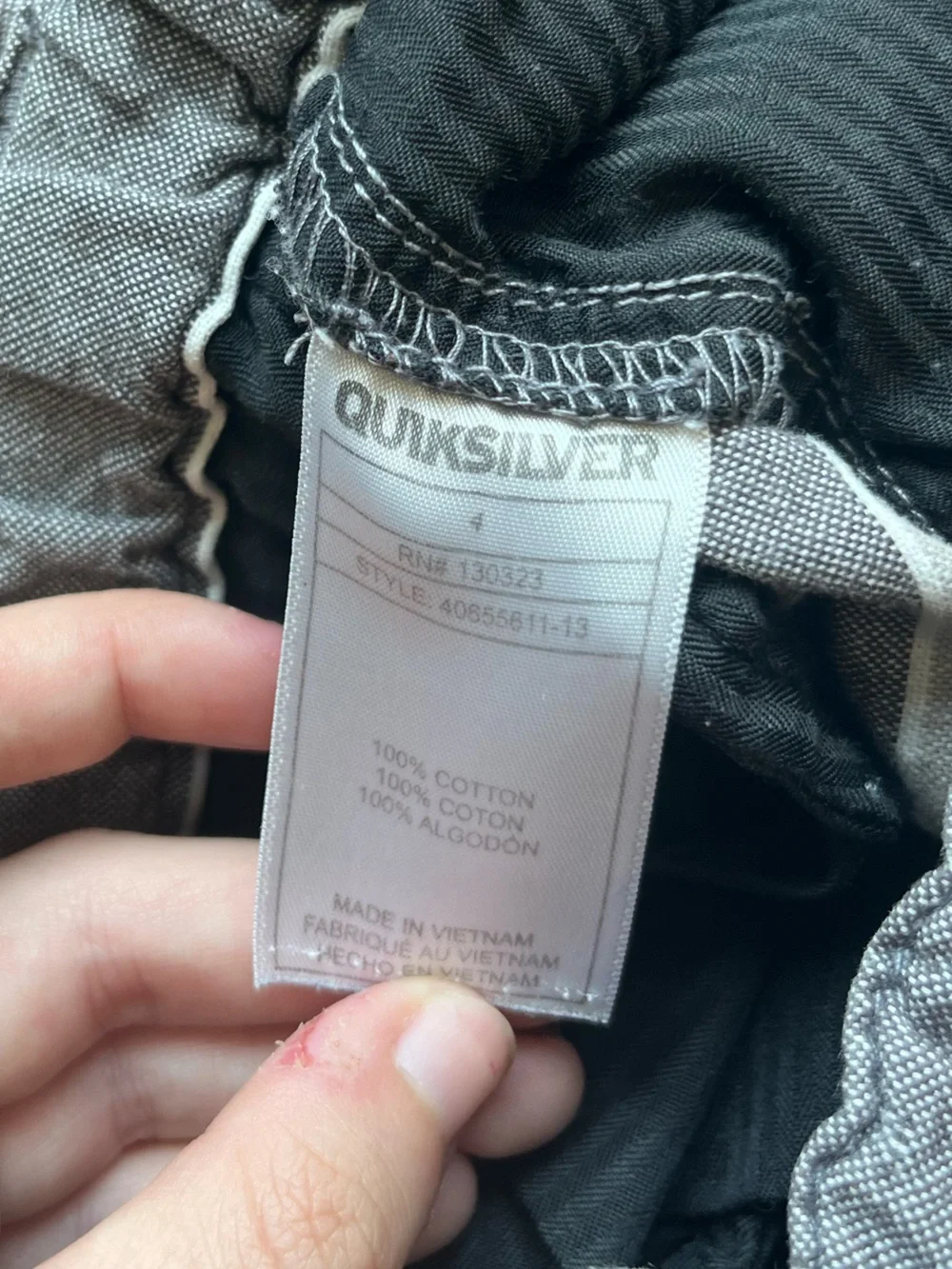 Quiksilver Striped Casual Shorts